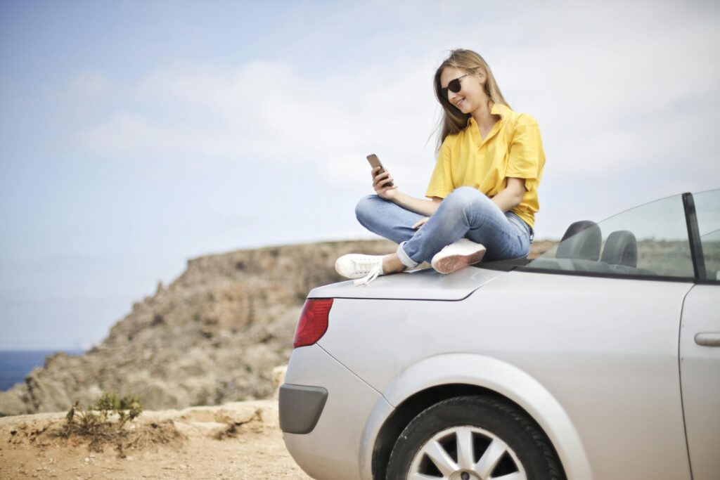 Rijles voor vrouwen in Amsterdam - relaxen op de auto
